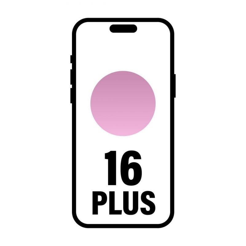 Smartphone apple iphone 16 plus 128gb/ 6.7'/ 5g/ rosa