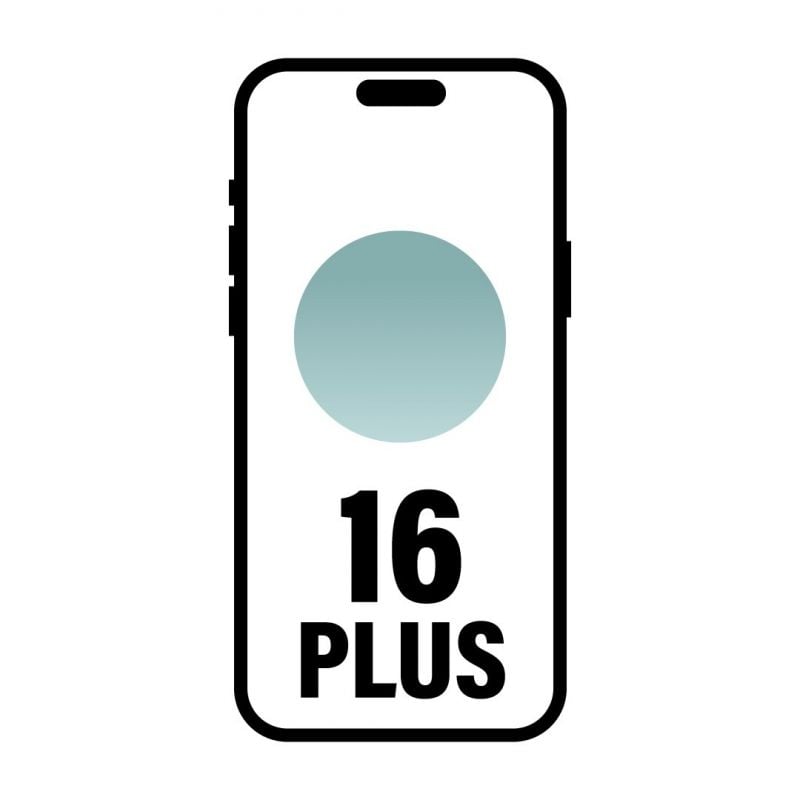 Smartphone apple iphone 16 plus 128gb/ 6.7'/ 5g/ verde azulado