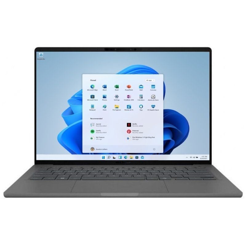 Portátil asus zenbook a14 oled ux3407qa-qd412w qualcomm snapdragon x x1-26-100/ 32gb/ 512gb ssd/ 14'/ win11