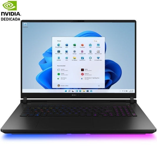 Portátil gaming asus rog strix scar 18 g835lr-sa002w intel core ultra 9-275hx/ 64gb/ 2tb ssd/ geforce rtx 5070 ti/ 18'/ win11