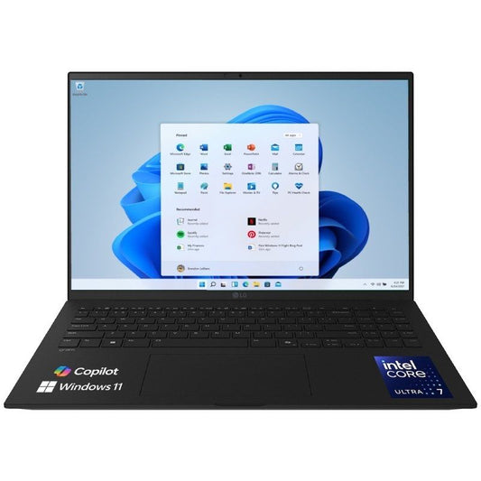 Portátil lg gram 16z90t-g.aa78b intel core ultra 7-255h/ 16gb/ 1tb ssd/ 16'/ win11